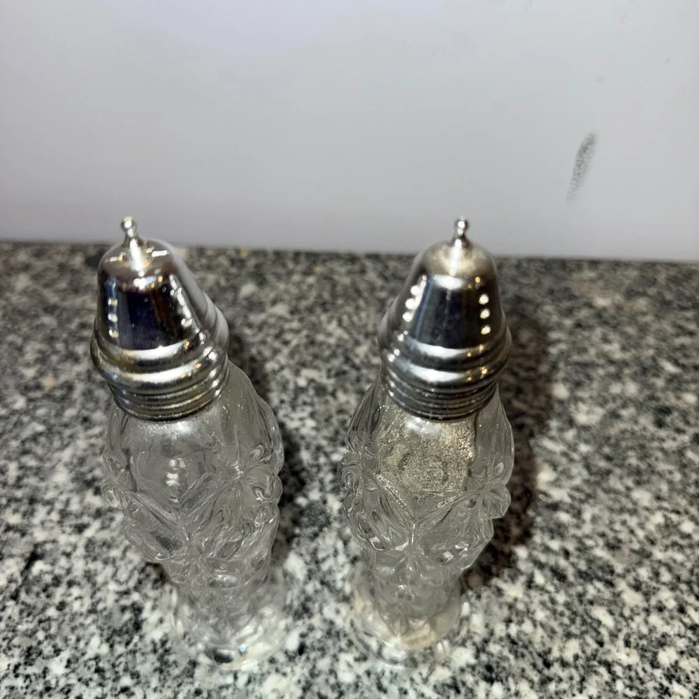 HOFBAUER The Byrds Lead Crystal Salt and Pepper Shaker set 7.5